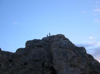 Rock formations at Pyramid Lake Nevada